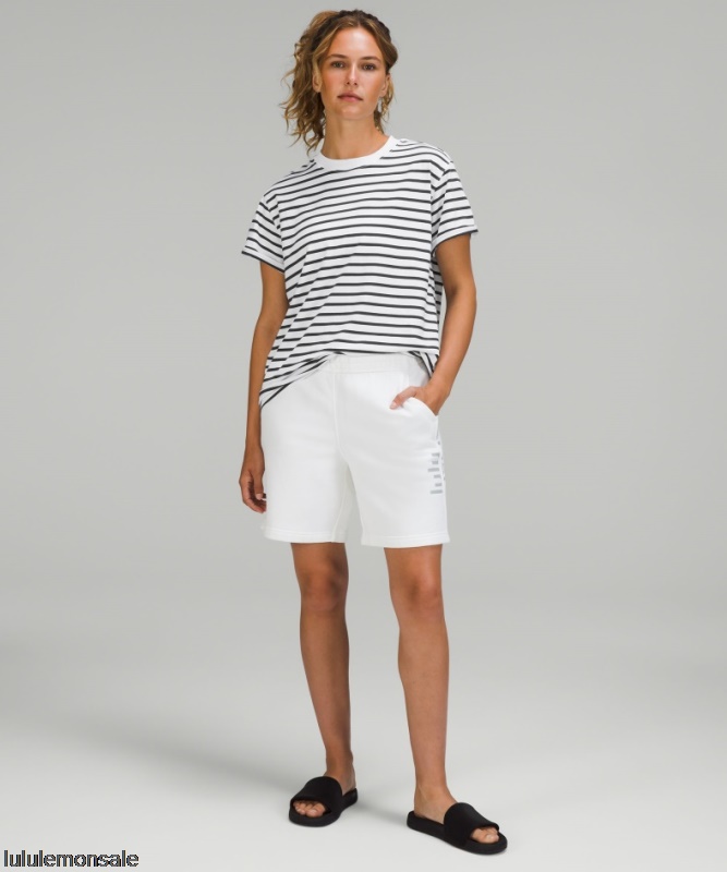 Lululemon Damen DELULU315 | All Yours Baumwoll T-shirt Yachtie Streifen